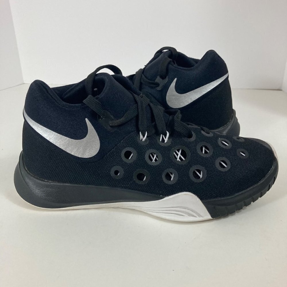 Mens Womens Nike Zoom Hyperquickness 3 Black White 2015 Basketball Sneaker Shoe‎